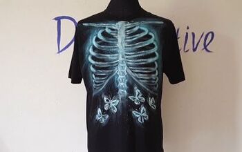 Creepy Butterflies-in-stomach X-ray T-shirt Tutorial