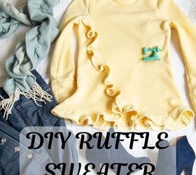 sew your own diy ruffle sweater, Pin this image
