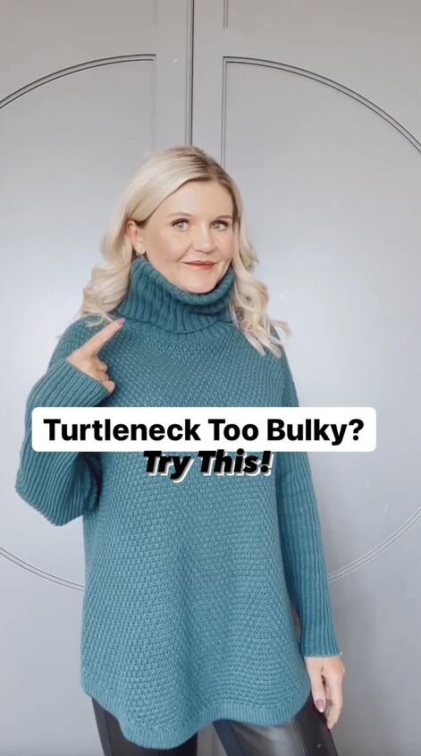 the other way to wear your turtleneck