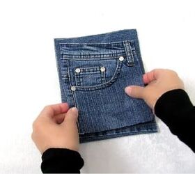 how to make a purse out of jeans in 4 super cute and easy ways, Joining the pieces