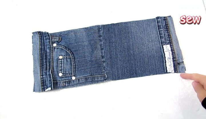 how to make a purse out of jeans in 4 super cute and easy ways, Where to sew
