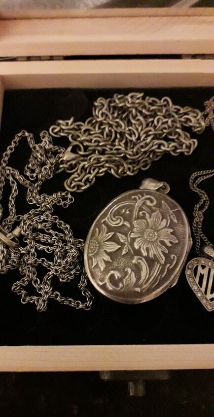 cleaning vintage sliver jewellery results are amazing