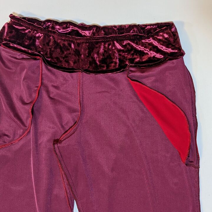 Bootcut Velvet Raspberry DIY Bootcut Velvet Pants | Upstyle