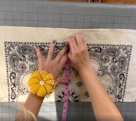 how to diy a super cute bandana dress, Making the bodice for the bandana dress DIY