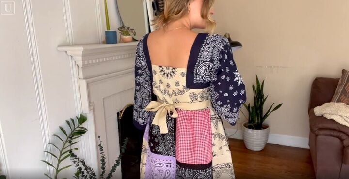 how to diy a super cute bandana dress, Completed bandana dress DIY