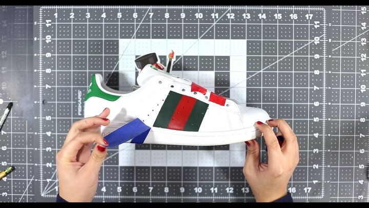 how to diy dupe gucci snake sneakers