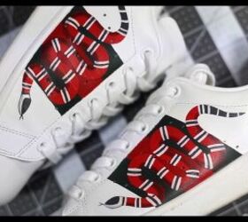 How to DIY Dupe Gucci Snake Sneakers