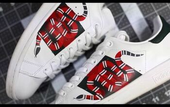 How to DIY Dupe Gucci Snake Sneakers