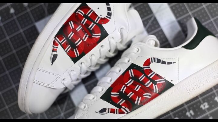 how to diy dupe gucci snake sneakers, DIY Dupe Gucci snake sneakers