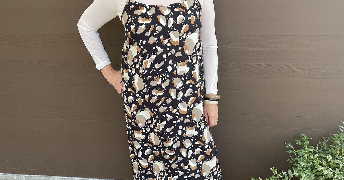 Saltwater Slip Dress: Layering for Fall | Upstyle Saltwater Slip Dress: Layering for Fall | Upstyle