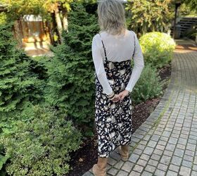 saltwater slip dress layering for fall