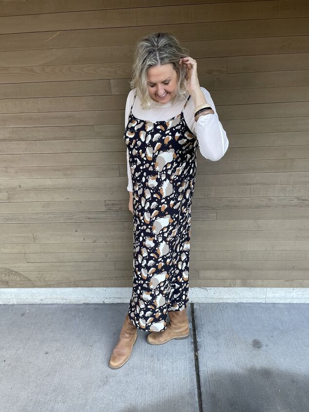 Saltwater Slip Dress: Layering for Fall | Upstyle Saltwater Slip Dress: Layering for Fall | Upstyle