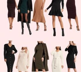 fall winter style sweater dresses