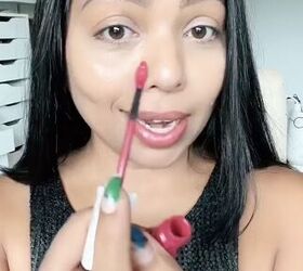 Instead of your lips, she shows you ANOTHER way you can use your lip gloss—and its gorgeous!