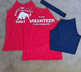 volunteer shirt refashion