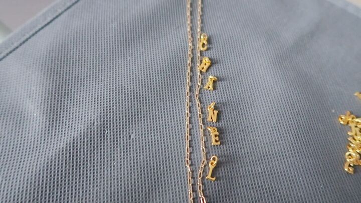 how to diy 3 cute designer dupe necklaces, C H A N E L letter charms