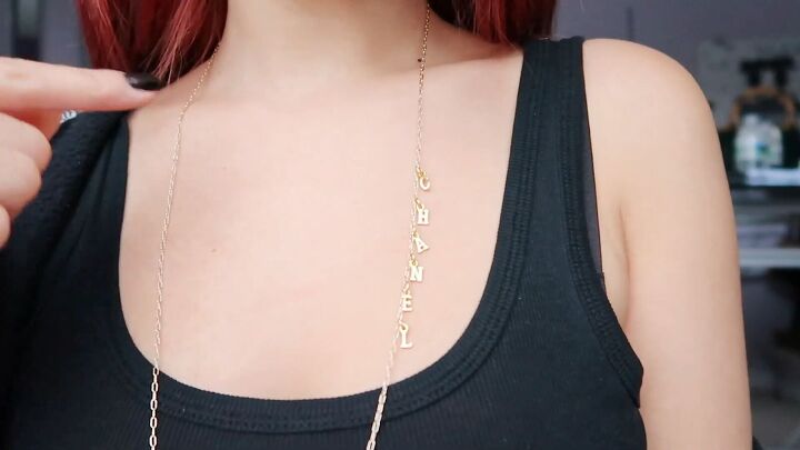 how to diy 3 cute designer dupe necklaces, DIY Chanel necklace dupe