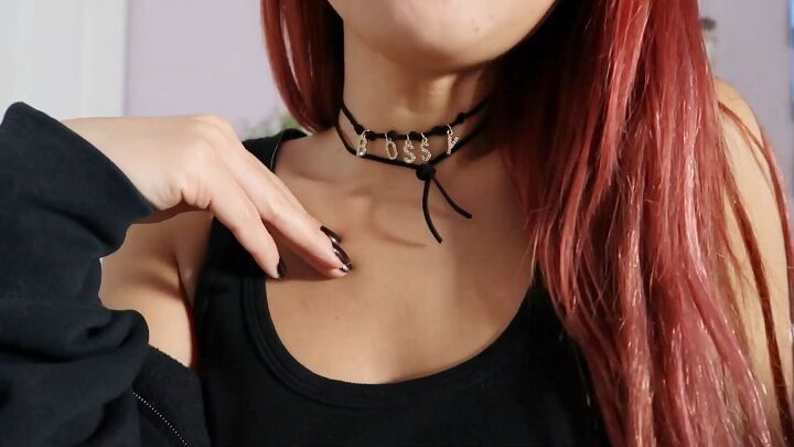 how to diy 3 cute designer dupe necklaces, DIY B O S S Y necklace