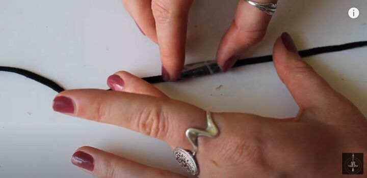 diy crystal jewelry tutorial make a gorgeous crystal ring bracelet, Attaching the crystals