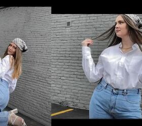 styling tutorial how to wear a button down shirt in 5 fun ways, Casual denim look