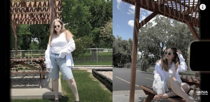 styling tutorial how to wear a button down shirt in 5 fun ways, Casual summer look