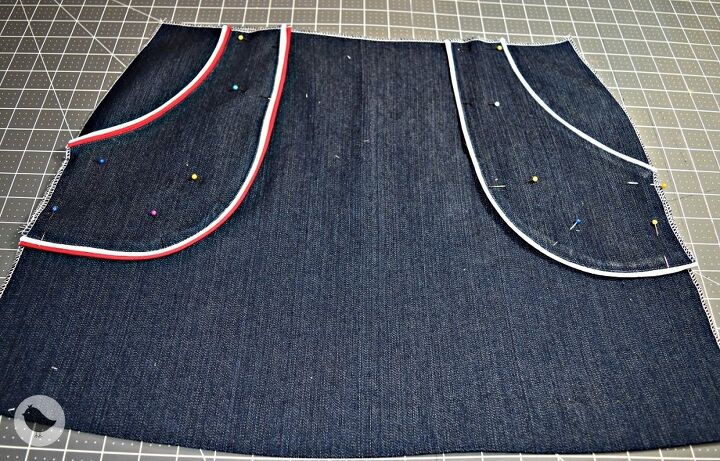 snazzy diy pockets with piping tutorial