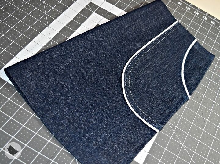 snazzy diy pockets with piping tutorial