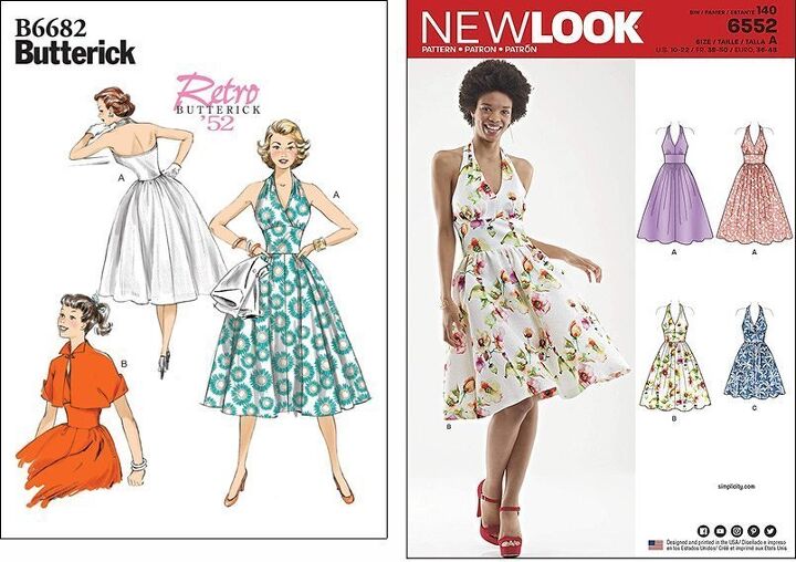 Make a Halter Dress (Sewing Pattern Ideas) | Upstyle Make a Halter Dress (Sewing Pattern Ideas) | Upstyle