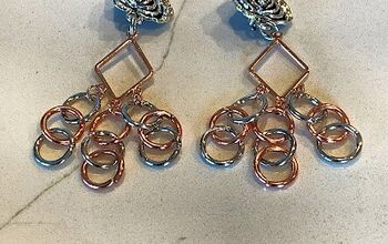 Jewelry Making: Copper and Silver Chain Earrings
