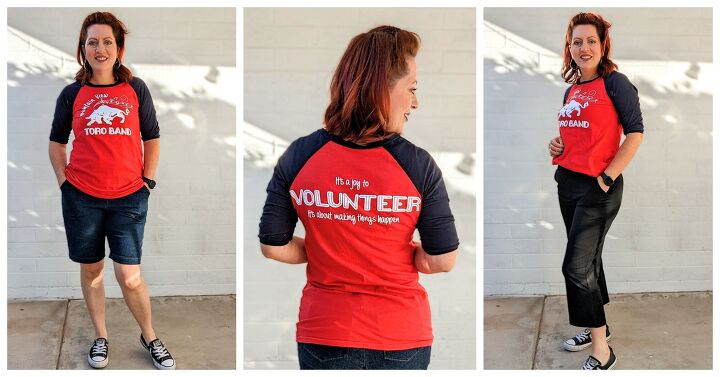 volunteer shirt refashion