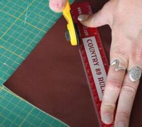 christmas gift idea 2 cute and cozy diy scarves, Cutting faux leather
