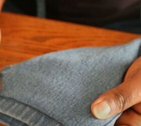 easy sewing hack for when your jeans are too long, Pressing jeans
