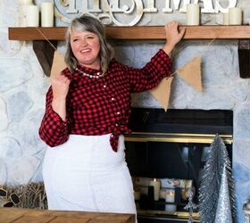 how to wear a buffalo plaid flannel shirt to a holiday cocktail party, Buffalo plaid flannel shirt white lace pencil skirt and black knee boots Holiday party outfit with buffalo plaid shirt How to style a buffalo plaid flannel shirt for a party plussizefashion fashionforcurvywomenover40