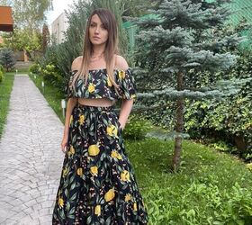 How To DIY Elastic Waist Skirt Pattern FREE Pattern + Tutorial Upstyle