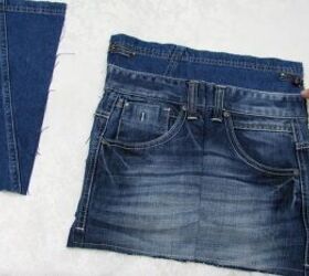 how to diy 2 denim bags from old jeans, Where to sew
