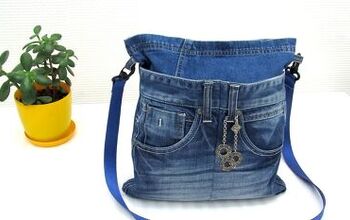 How to DIY 2 Denim Bags From Old Jeans