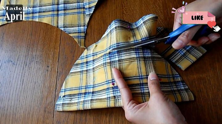 how to diy a cute reversible beret hat, Cutting fabric