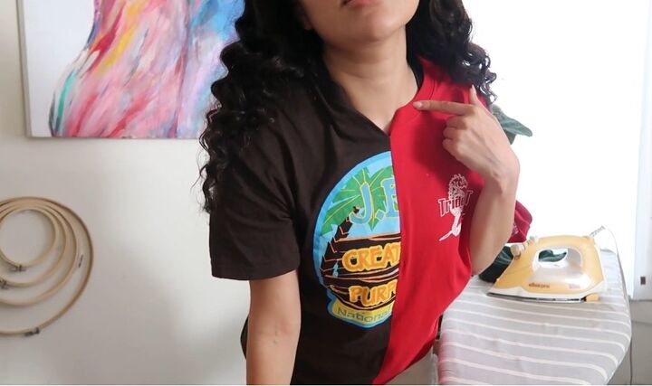 How to DIY a Trendy Split T-shirt | Upstyle