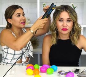 7 easy hair and beauty hacks with seriously impressive results, Curl your hair with just a pencil and a flat iron