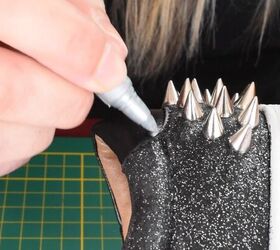 how to diy awesome christian louboutin dupe shoes, Making adjustments
