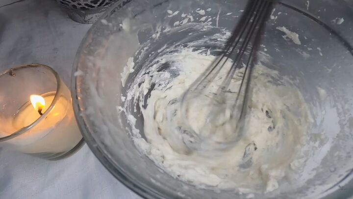 how to diy a shea butter curl cream for gorgeous and bouncy locks, Whisking