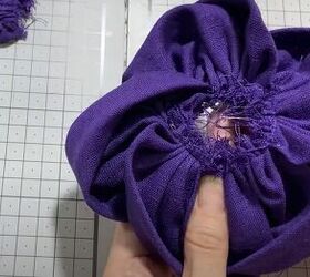 how to make a beautiful poncho with flower details, Making decorative flowers