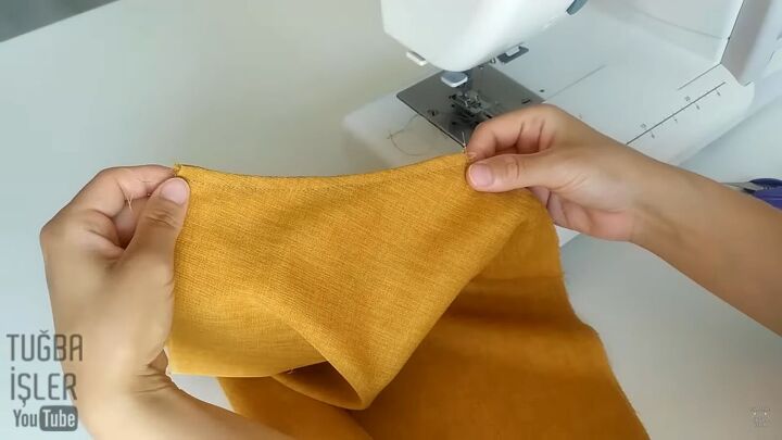 sewing tutorial how to diy classic paperbag pants, Creating pockets