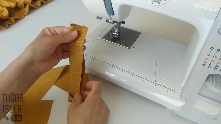 sewing tutorial how to diy classic paperbag pants, Creating the waistband