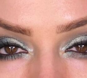 Glitter Green Eye Makeup Tutorial Upstyle 5474