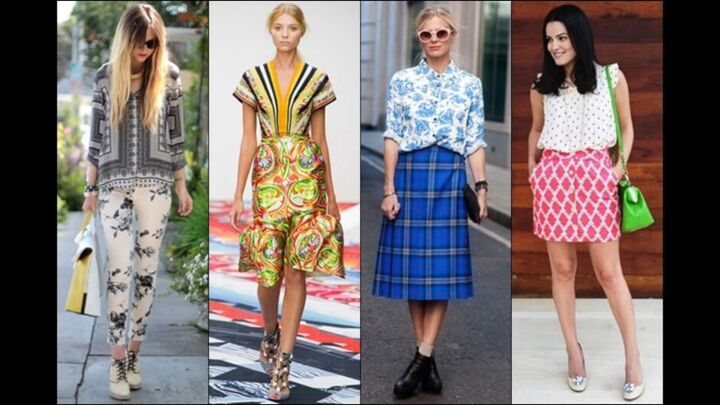 how to master a classic edgy style, Mixing prints