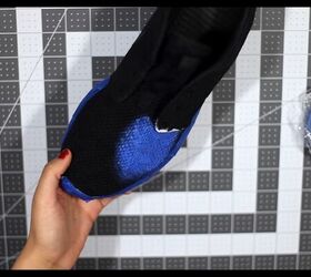painting tutorial how to diy galaxy sneakers, Applying the base coat