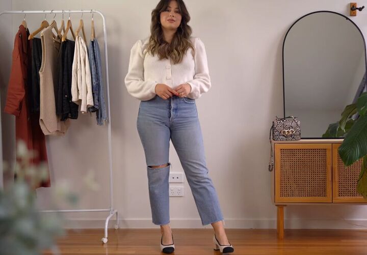 how to style jeans, How to style straight leg jeans