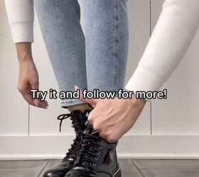 hack for stretching tight winter boots