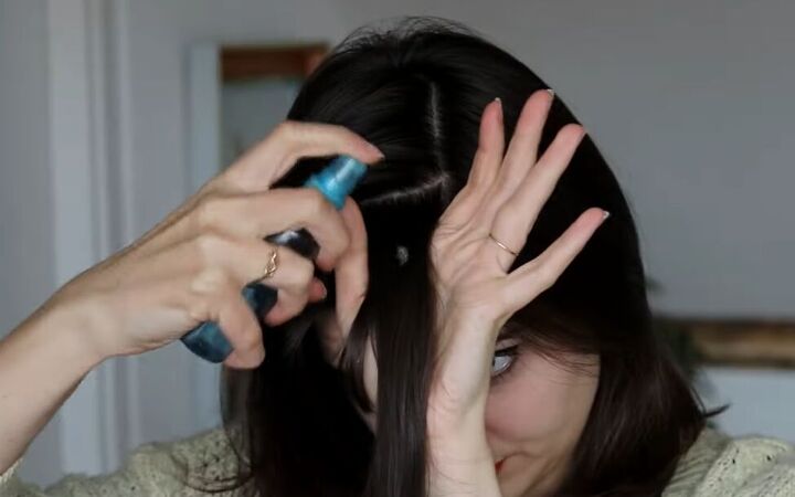 vintage hairstyle tutorial get glam brushed out curls without heat, Wetting hair